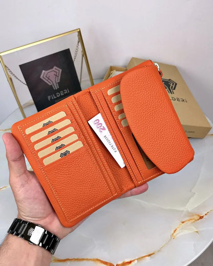 ŞANS GETİREN Portföy Model Gerçek Deri Cüzdan