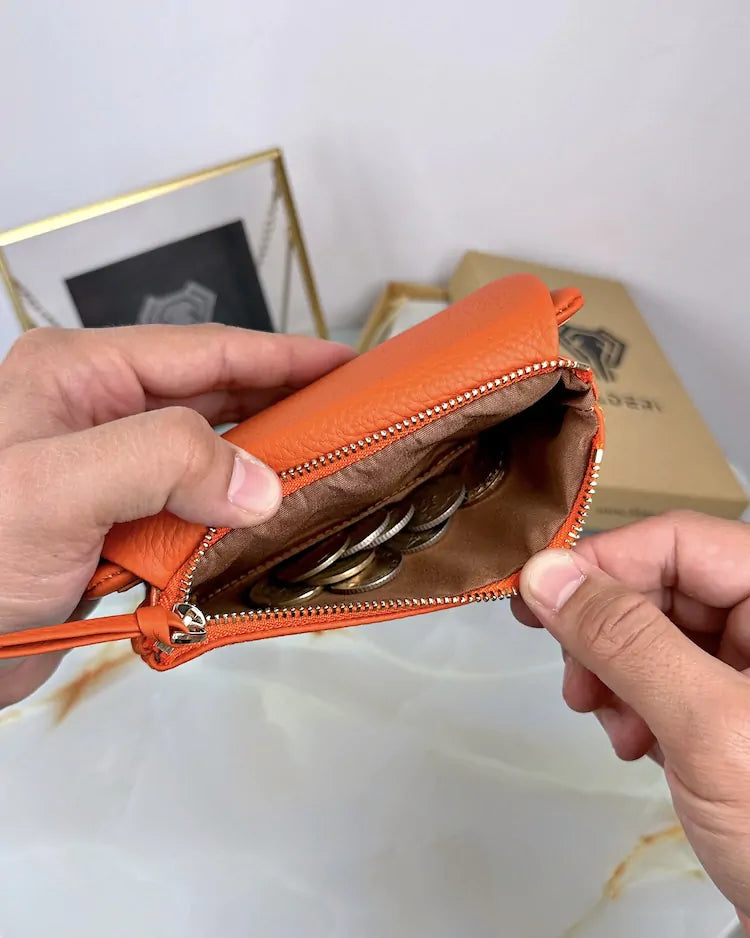 ŞANS GETİREN Portföy Model Gerçek Deri Cüzdan